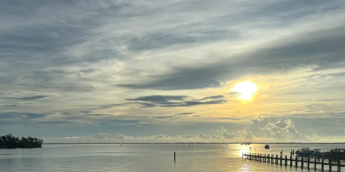 The Indian River Lagoon at sunset
